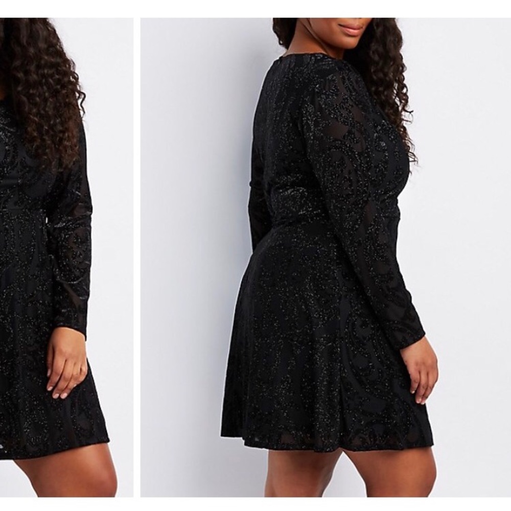 NWT Black Sparkle Dress